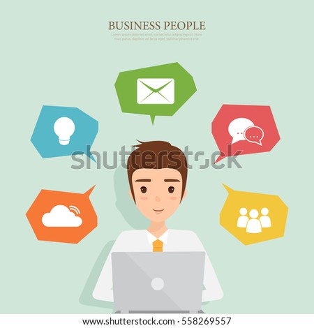 working at customer service