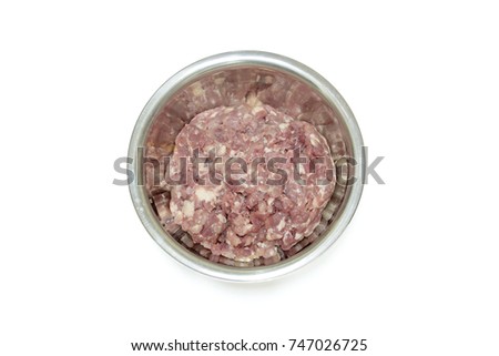 crushed pork tin powdered dusted