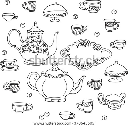 Shabby Chic Style Vector Seamless Pattern Stock Vector 468824663 ...