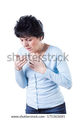 Woman Coughing Stock Photos, Images, & Pictures | Shutterstock