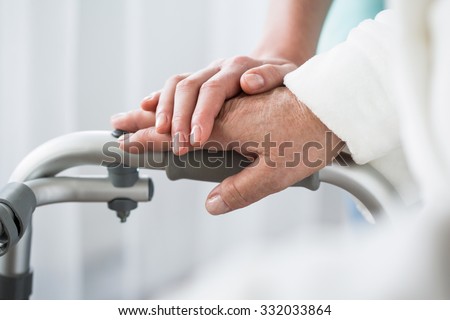 Photo of professional healthcare and support at nursing home