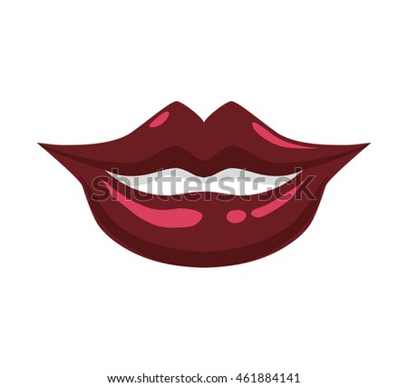 Mouth Cartoon Icon Stock Vector 509577715 - Shutterstock