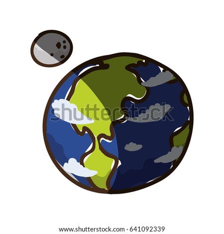 Sad Planet Earth Crying Polluted Stock Vector 654337387 - Shutterstock