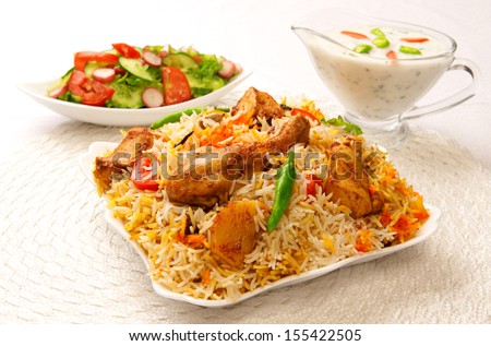 Chicken Biryani-10 - stock photo