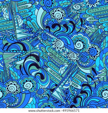 Color Doodle Background Stock Illustration 66727852 - Shutterstock