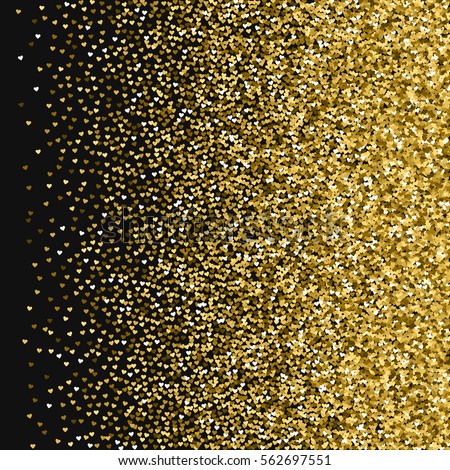 Gold Glitter Background Gold Sparkles On Stock Vector 361336040 ...