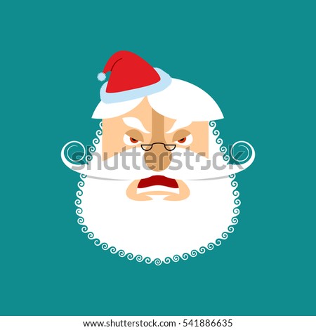 Download Vector Cute Cartoon Santa Claus Surprised Stock Vector ...