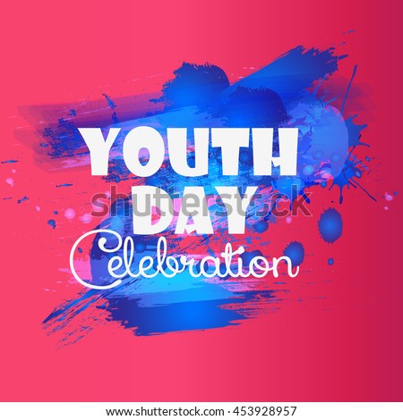 Creative Illustrationbanner Poster International Youth Day ...