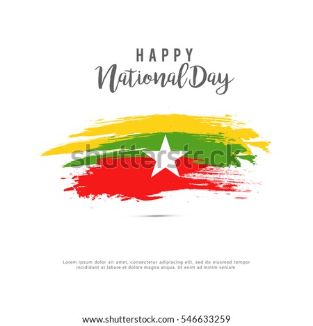 Burma Flag Stock Images, Royalty-Free Images & Vectors ...