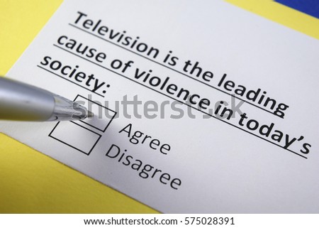 is tv the cause of violence in todays society essay Violent video games it has also been observed that violence displayed on television such as in action movies or news has more chances of leading to violence in children that the violent games however, it is important to note that when a child plays a violent game he is likely to experience some physiological effects have your college essay written today. is tv the cause of violence in todays society essay Violent video games it has also been observed that violence displayed on television such as in action movies or news has more chances of leading to violence in children that the violent games however, it is important to note that when a child plays a violent game he is likely to experience some physiological effects have your college essay written today.