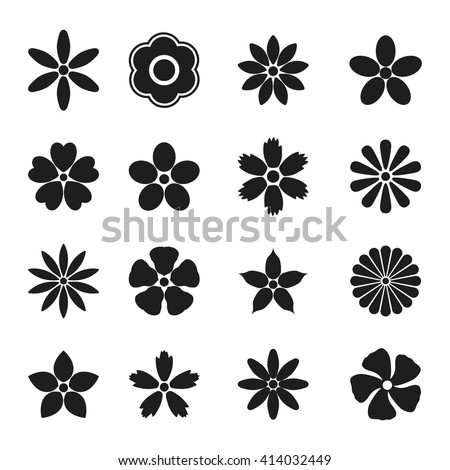 Flower Icon Stock Vector 226307218 - Shutterstock