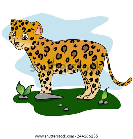 Baby Leopard Stock Vectors & Vector Clip Art | Shutterstock