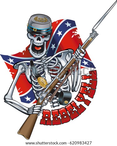 stock-vector-skeleton-wearing-confederate-military-cap-and-musket-gun-rebel-flag-and-text-rebel-yell-620983427.jpg