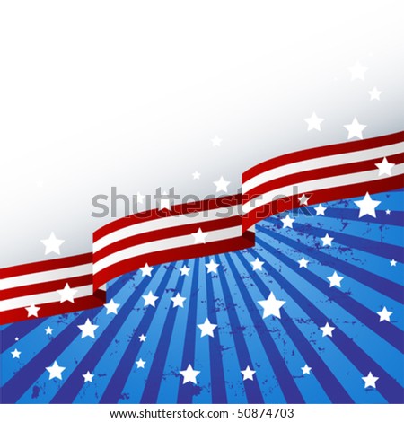 American Flag Border Vertical Layout Stock Vector 72838129 - Shutterstock