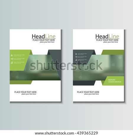 Abstract Flyer Design Background Brochure Template Stock Vector ...