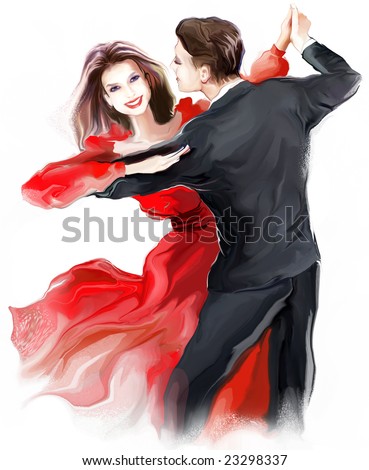 Image result for red couple dancing images