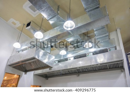 Restaurant Kitchen Ventilation restaurant ventilation system airflow fan ventilate stock photo Restaurant Kitchen Ventilation restaurant ventilation system airflow fan ventilate stock photo