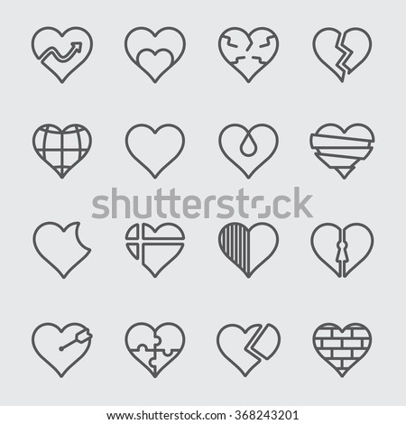 Heart Line Stock Images, Royalty-Free Images & Vectors | Shutterstock