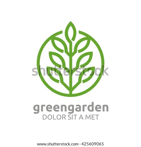 Tree Logo Abstract Design Vector Template Stock Vector 431794117 Shutterstock Green Tree Vector Logo Design Garden Concept Eco Icon Stock Vector Illustration Of Concept