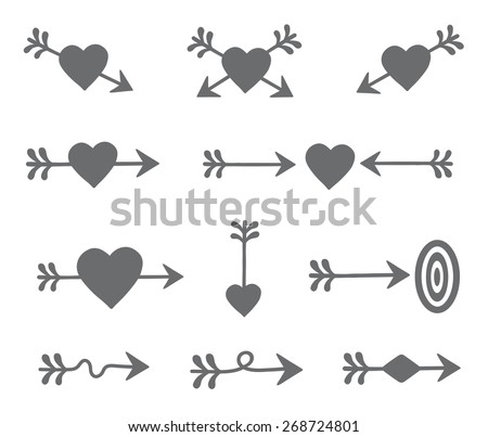 Heart Arrow Stock Images, Royalty-Free Images & Vectors | Shutterstock