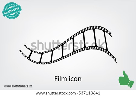 Film icon vector illustration eps10.
