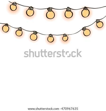 Vector Christmas Lights Stock Vector 20385238 - Shutterstock