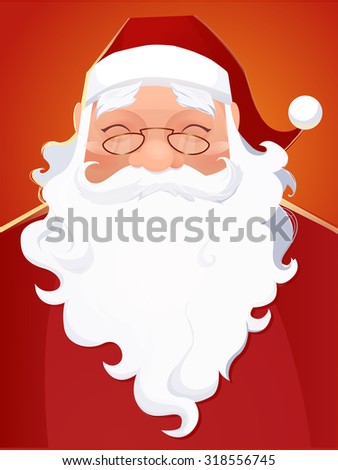 Vector Santa Claus Portrait