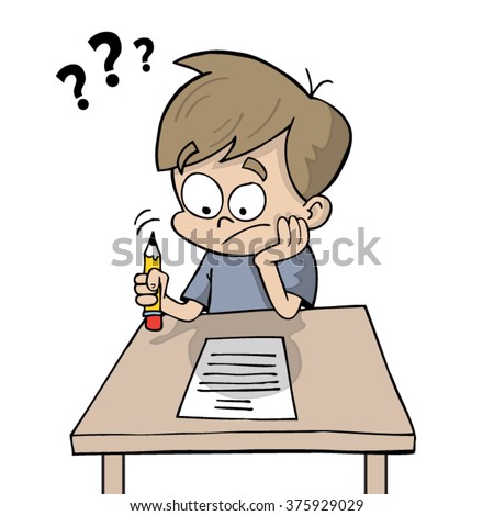Kid Doing Homework Stock Images, Royalty-Free Images & Vectors