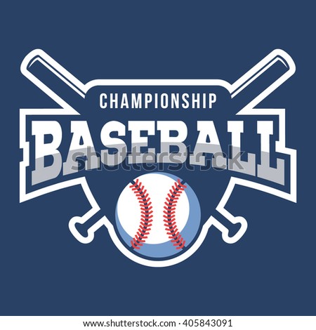 Baseball Tournament Professional Logo Stock Vector 391938382 - Shutterstock