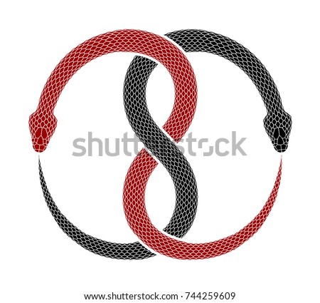 ouroboros symbol tattoo design vector illustration stock vector ouroboros symbol tattoo design vector illustration stock vector