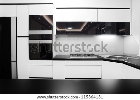 Black Modern Kitchen Black Modern Kitchen