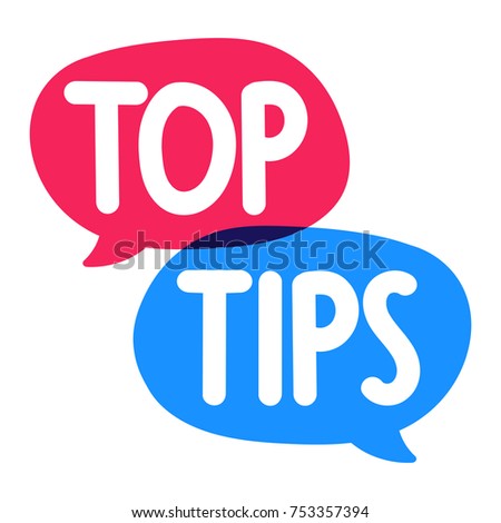Top Tips Vector Hand Drawn Poster Stock Vector 753357394 