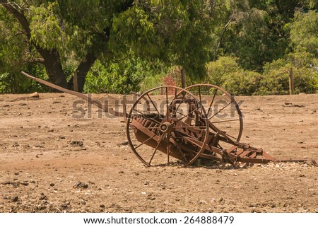 Antique Threshing Machine Steel Wheels Stock Photo 172008 - Shutterstock