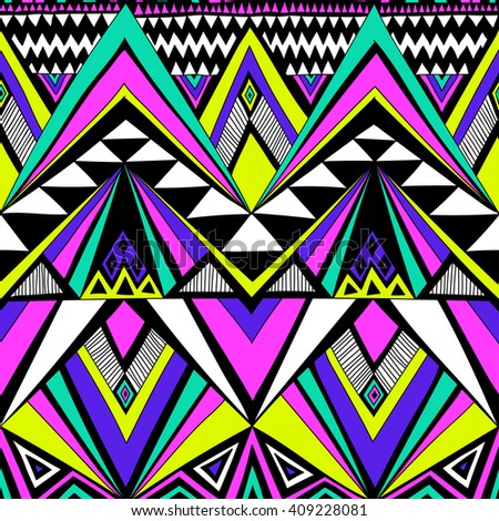 Multicolor Tribal Navajo Vector Seamless Pattern Stock #0: stock vector neon colors tribal navajo vector seamless pattern with doodle elements aztec abstract geometric Multicolor Tribal Navajo Vector Seamless Pattern Stock #0: stock vector neon colors tribal navajo vector seamless pattern with doodle elements aztec abstract geometric