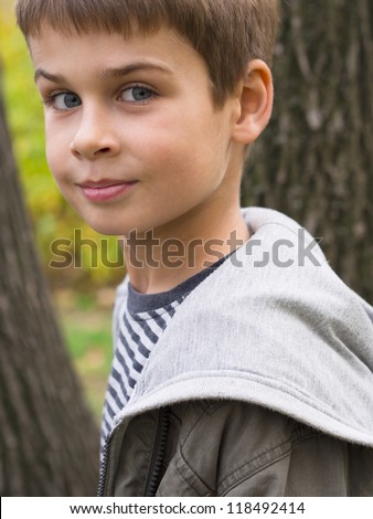 Portrait 8 Years Old Boy Stock Photo 118492414 - Shutterstock