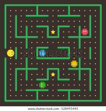 Pacman Game  For Mobile