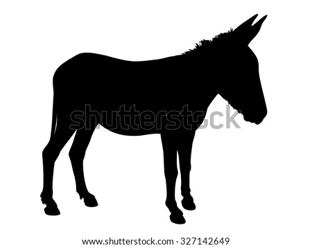 Donkey Silhouette Stock Images, Royalty-Free Images & Vectors ...