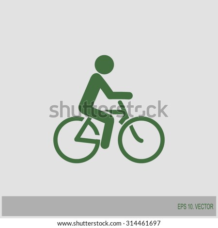 Bicycle Icon Stock Vector (Royalty Free) 314461697 - Shutterstock