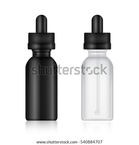 vector vape bottle Bottle Vape Stock Bottles Realistic Vector Liquid Eliquid