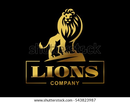 gold lion logo