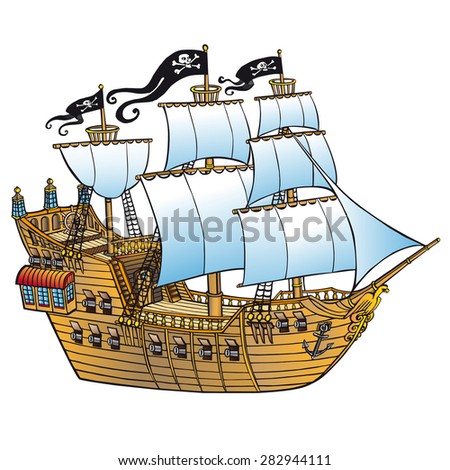 Ship Cartoon Stock Photos, Images, & Pictures | Shutterstock