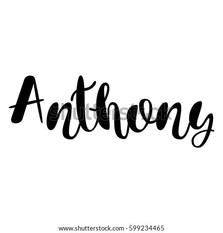 The Name Anthony Stock Images, Royalty-Free Images & Vectors | Shutterstock