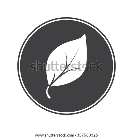 Leaf Icon Vector Stock Vector 533007151 - Shutterstock