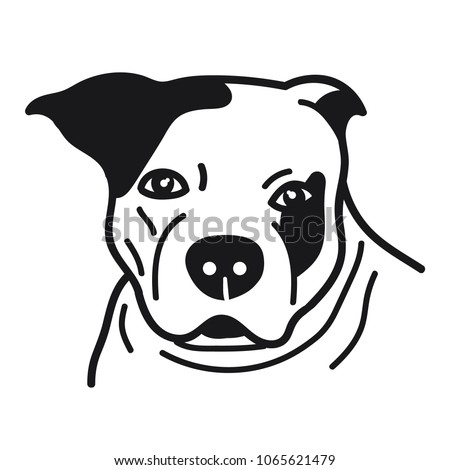 Pitbull Sketch Stock Images, Royalty-free Images & Vectors 