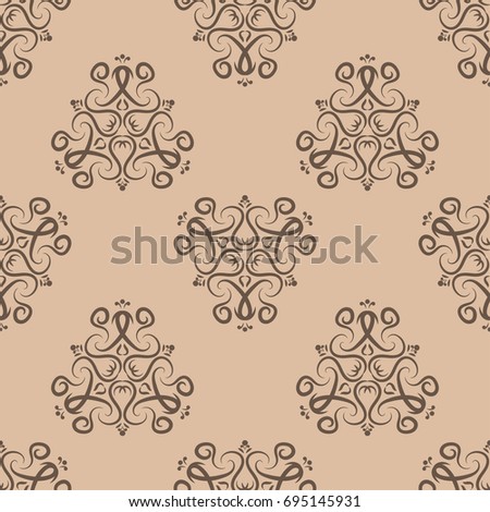 Swirl Elements Monograms Design Isolated On Stock Vector 101391484