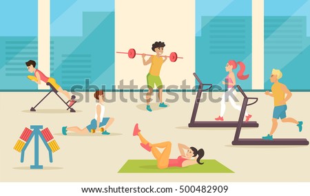 Gym Cartoon Stock Images, Royalty-Free Images & Vectors | Shutterstock