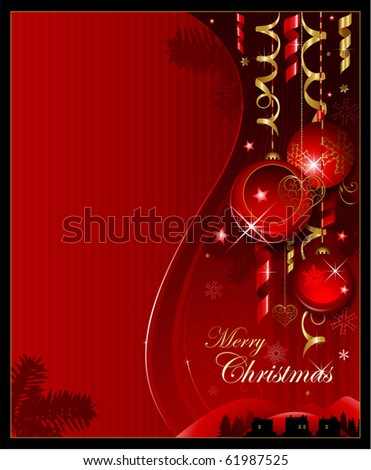 vertical christmas background