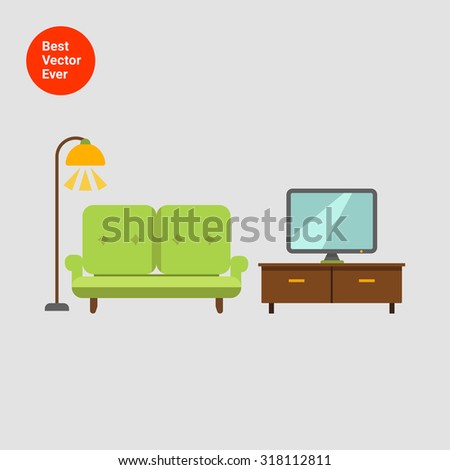 Living Room Sets Including Tv icon living room interior including couch stock vector 333621551 Living Room Sets Including Tv icon living room interior including couch stock vector 333621551