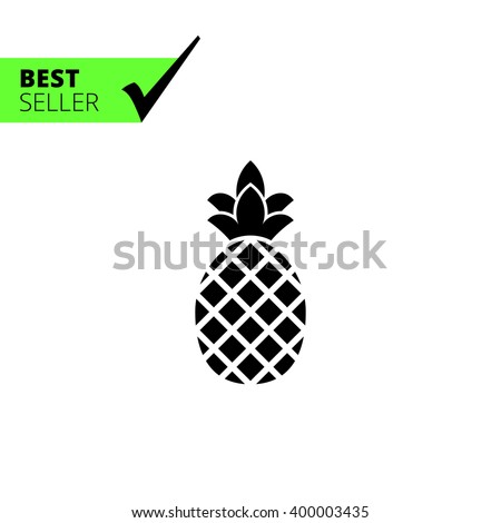 Fresh pineapple icon