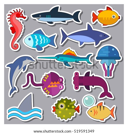 Fish Icons Set
